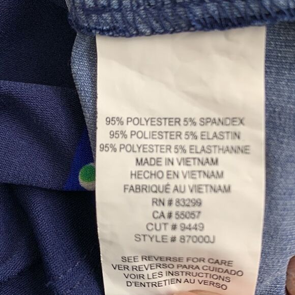 Tiana B Paisley Print 3/4 Sleeve Dress Size L - Picture 10 of 10